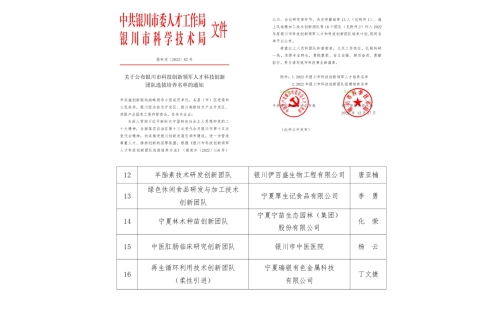 技術創(chuàng)新賦能產業(yè)升級 銀川伊百盛&ldquo;羊胎素技術研發(fā)創(chuàng)新團隊&rdquo;順利通過驗收